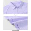 imageTBMPOY Womens Golf Polo Shirts Short Sleeve UPF 50 Dry Fit Athletic Tennis TShirts Zip Up Athletic Sports ShirtPurple