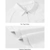 imageTBMPOY Womens Golf Polo Shirts Short Sleeve UPF 50 Dry Fit Athletic Tennis TShirts Zip Up Athletic Sports ShirtWhite