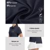 imageTBMPOY Womens Golf Polo Short Sleeve Shirts Lightweight Moisture Wicking Collared T Shirt Quick Dry 4ButtonA6navy