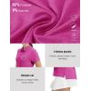 imageTBMPOY Womens Golf Polo Short Sleeve Shirts Lightweight Moisture Wicking Collared T Shirt Quick Dry 4ButtonA7deap Rose