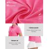 imageTBMPOY Womens Golf Polo Short Sleeve Shirts Lightweight Moisture Wicking Collared T Shirt Quick Dry 4ButtonA9rose Red