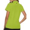 imageTBMPOY Womens Golf Polo Short Sleeve Shirts Lightweight Moisture Wicking Collared T Shirt Quick Dry 4ButtonB13green