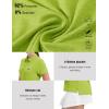 imageTBMPOY Womens Golf Polo Short Sleeve Shirts Lightweight Moisture Wicking Collared T Shirt Quick Dry 4ButtonB13green