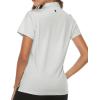 imageTBMPOY Womens Golf Polo Short Sleeve Shirts Lightweight Moisture Wicking Collared T Shirt Quick Dry 4ButtonC16light Grey