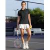 imageTBMPOY Womens Golf Polo Short Sleeve Shirts Lightweight Moisture Wicking Collared T Shirt Quick Dry 4ButtonD21update Grey