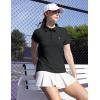 imageTBMPOY Womens Golf Polo Short Sleeve Shirts Lightweight Moisture Wicking Collared T Shirt Quick Dry 4ButtonD21update Grey