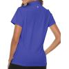 imageTBMPOY Womens Golf Polo Short Sleeve Shirts Lightweight Moisture Wicking Collared T Shirt Quick Dry 4ButtonD22update Indigo