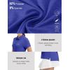 imageTBMPOY Womens Golf Polo Short Sleeve Shirts Lightweight Moisture Wicking Collared T Shirt Quick Dry 4ButtonD22update Indigo