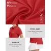 imageTBMPOY Womens Golf Polo Short Sleeve Shirts Lightweight Moisture Wicking Collared T Shirt Quick Dry 4ButtonD25erythrinus