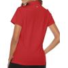 imageTBMPOY Womens Golf Polo Short Sleeve Shirts Lightweight Moisture Wicking Collared T Shirt Quick Dry 4ButtonD25erythrinus