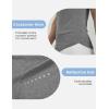 imageTBMPOY Womens Golf Shirts Sleeveless Collared Polo Tank Top UPF 50 Quick Dry Tennis VNeck Ladies SportsDark Grey