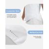 imageTBMPOY Womens Golf Shirts Sleeveless Collared Polo Tank Top UPF 50 Quick Dry Tennis VNeck Ladies SportsWhite
