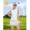 imageTBMPOY Womens Golf Shirts Sleeveless Collared Polo Tank Top UPF 50 Quick Dry Tennis VNeck Ladies SportsWhite