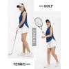 imageTBMPOY Womens Golf Sleeveless Polo Collared Tennis Tank Tops Shirts UPF 50 Sun Protection Quick Dry AthleticBlue
