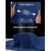 imageTBMPOY Womens Golf Sleeveless Polo Collared Tennis Tank Tops Shirts UPF 50 Sun Protection Quick Dry AthleticBlue