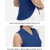 imageTBMPOY Womens Golf Sleeveless Polo Collared Tennis Tank Tops Shirts UPF 50 Sun Protection Quick Dry AthleticBlue