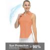 imageTBMPOY Womens Golf Sleeveless Polo Collared Tennis Tank Tops Shirts UPF 50 Sun Protection Quick Dry AthleticPink