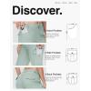 imageTBMPOY Womens Hiking Pants Quick Dry Convertible Lightweight Roll Up Cargo Pockets Travel Essentials Waterproof WorkBlue