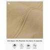 imageTBMPOY Womens Hiking Pants Quick Dry Convertible Lightweight Roll Up Cargo Pockets Travel Essentials Waterproof WorkKhaki