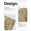imageTBMPOY Womens Hiking Pants Quick Dry Convertible Lightweight Roll Up Cargo Pockets Travel Essentials Waterproof WorkLight Khaki