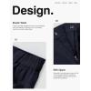 imageTBMPOY Womens Hiking Pants Quick Dry Convertible Lightweight Roll Up Cargo Pockets Travel Essentials Waterproof WorkNavy Blue
