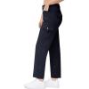imageTBMPOY Womens Hiking Pants Quick Dry Convertible Lightweight Roll Up Cargo Pockets Travel Essentials Waterproof WorkNavy Blue