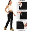 imageTBMPOY Womens Hiking Pants Water Resistant Lightweight Quick Dry Cargo Travel Fishing Work Camping Pant with 4 PocketsBlack