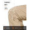 imageTBMPOY Womens Hiking Pants Water Resistant Lightweight Quick Dry Cargo Travel Fishing Work Camping Pant with 4 PocketsLight Khaki