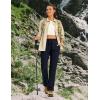 imageTBMPOY Womens Hiking Pants Water Resistant Lightweight Quick Dry Cargo Travel Fishing Work Camping Pant with 4 PocketsNavy