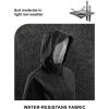 imageTBMPOY Womens Lightweight Rain Long Jackets Packable with Hooded Outdoor Hiking Waterproof Windbreaker Raincoats TravelBlack