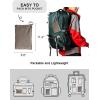 imageTBMPOY Womens Lightweight Rain Long Jackets Packable with Hooded Outdoor Hiking Waterproof Windbreaker Raincoats TravelGray