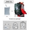 imageTBMPOY Womens Lightweight Rain Long Jackets Packable with Hooded Outdoor Hiking Waterproof Windbreaker Raincoats TravelLight Blue
