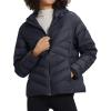 imageTBMPOY Womens Packable Down Jacket Lightweight Winter Puffer Jacket Hooded Warm Coat Waterproof Quilted Thermal JacketsNavy