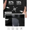 imageTBMPOY Womens Sun Shirt 14 Zipper Long Sleeve UPF 50 Sun Protection Clothing UV SPF Hiking OutdoorBlack