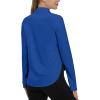 imageTBMPOY Womens Sun Shirt 14 Zipper Long Sleeve UPF 50 Sun Protection Clothing UV SPF Hiking OutdoorBlue