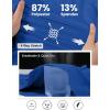 imageTBMPOY Womens Sun Shirt 14 Zipper Long Sleeve UPF 50 Sun Protection Clothing UV SPF Hiking OutdoorBlue