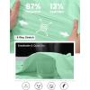 imageTBMPOY Womens Sun Shirt 14 Zipper Long Sleeve UPF 50 Sun Protection Clothing UV SPF Hiking OutdoorLight Green