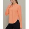 imageTBMPOY Womens Sun Shirt 14 Zipper Long Sleeve UPF 50 Sun Protection Clothing UV SPF Hiking OutdoorPink