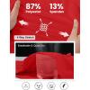 imageTBMPOY Womens Sun Shirt 14 Zipper Long Sleeve UPF 50 Sun Protection Clothing UV SPF Hiking OutdoorRed