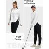 imageTBMPOY Womens Sun Shirt 14 Zipper Long Sleeve UPF 50 Sun Protection Clothing UV SPF Hiking OutdoorWhite