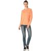 imageTBMPOY Womens UPF 50 Sun Protection Long Sleeve Shirts SPF Lightweight Hiking Running Fishing Outdoor Tops10dark Orange