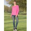 imageTBMPOY Womens UPF 50 Sun Protection Long Sleeve Shirts SPF Lightweight Hiking Running Fishing Outdoor Tops11rose