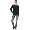 imageTBMPOY Womens UPF 50 Sun Protection Long Sleeve Shirts SPF Lightweight Hiking Running Fishing Outdoor Tops12black