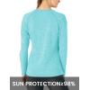 imageTBMPOY Womens UPF 50 Sun Protection Long Sleeve Shirts SPF Lightweight Hiking Running Fishing Outdoor Tops5light Blue