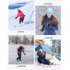 imageTBMPOY Womens Waterproof Ski Snow Jackets Warm Winter Coats Fleece Lined Hooded Rain Windbreaker Jacket for Snowboarding