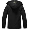 imageTBMPOY Womens Waterproof Ski Snow Jackets Warm Winter Coats Fleece Lined Hooded Rain Windbreaker Jacket for Snowboarding