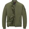 imageTBMPOY Mens Bomber Jacket Lightweight Winter Windbreaker Zip Up Padded Softshell Windproof WaterResistant Casual Fall Coat5army Green