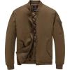imageTBMPOY Mens Bomber Jacket Lightweight Winter Windbreaker Zip Up Padded Softshell Windproof WaterResistant Casual Fall Coat8dark Coffee
