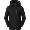 imageTBMPOY Womens Waterproof Ski Snow Jackets Warm Winter Coats Fleece Lined Hooded Rain Windbreaker Jacket for Snowboarding