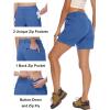 imageTBMPOY Womens 6quot Hiking Cargo Shorts Quick Dry with Pockets Work Golf Short Lightweight Outdoor Active Summer for Women6deep Lake Blue